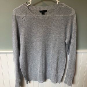 J. Crew Metallic silver sweater (S)